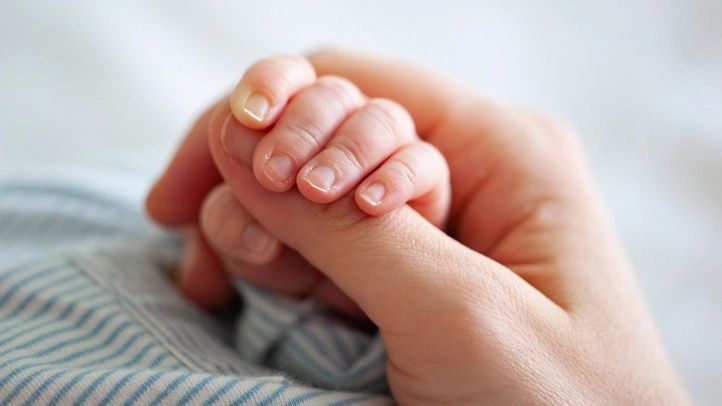 Newborn palmar grasp